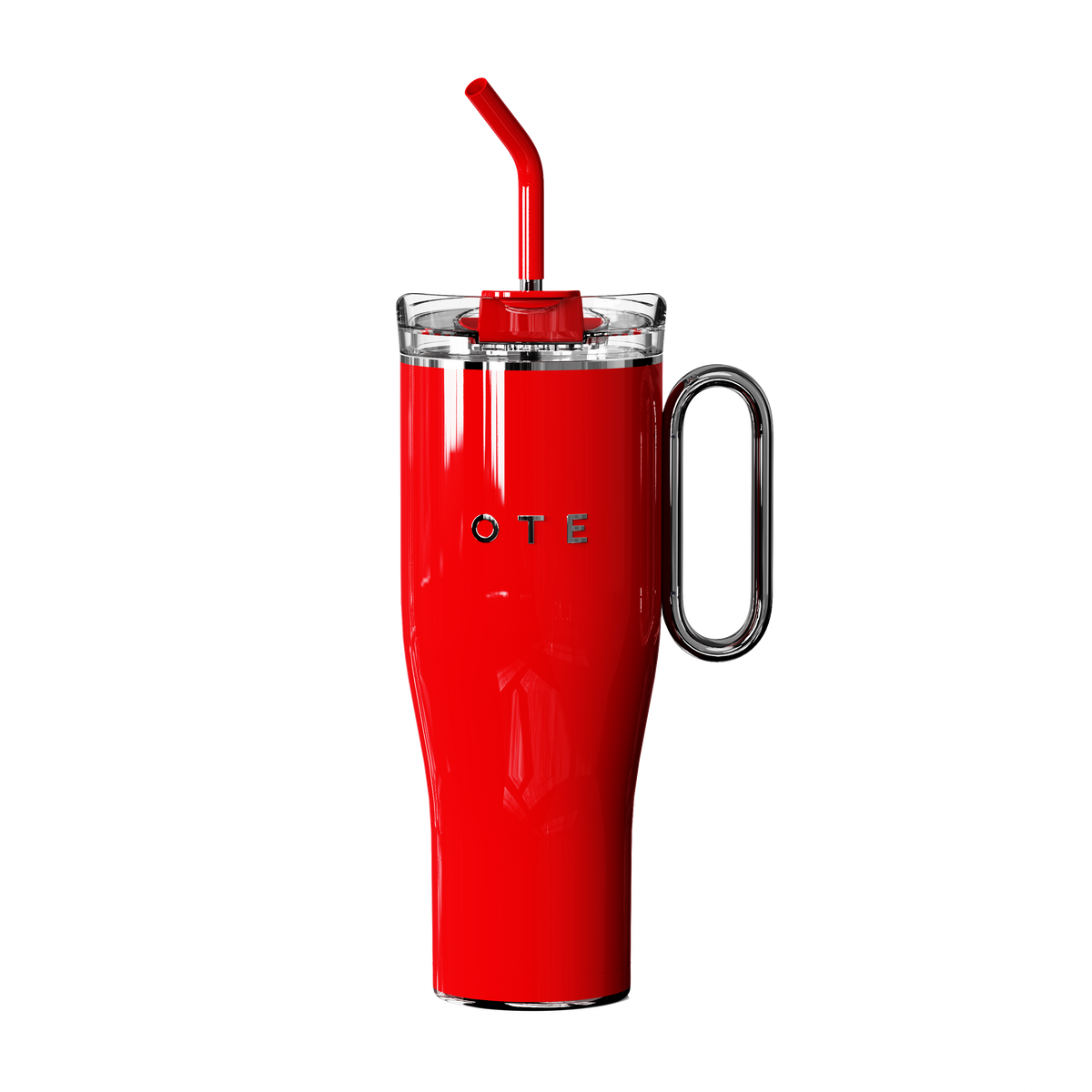 OTE1.2 L (42 oz) Kahvimuki to Go, kaksivaiheinen teräs tyhjiö eristetty muki, varsin ja olki, BPA ilmainen, Portable auto Mug Tumbler, Thermal Mug, Kahvin kupin kuuma ja kylmä juomat